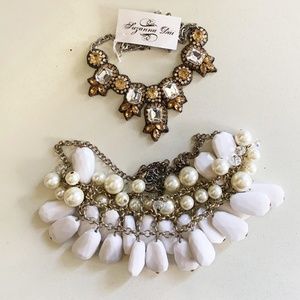 Two statement necklaces